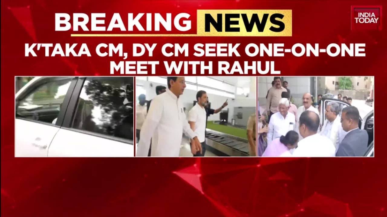 Karnataka CM Speculation: Siddaramaiah and DK Shivakumar Seek Separate Meetings with Rahul Gandhi