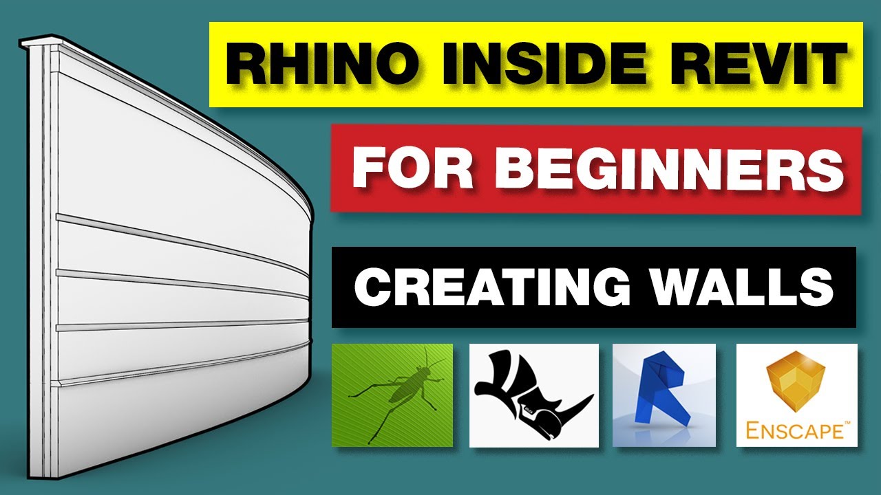 Rhino Inside Revit | Creating Walls Tutorial