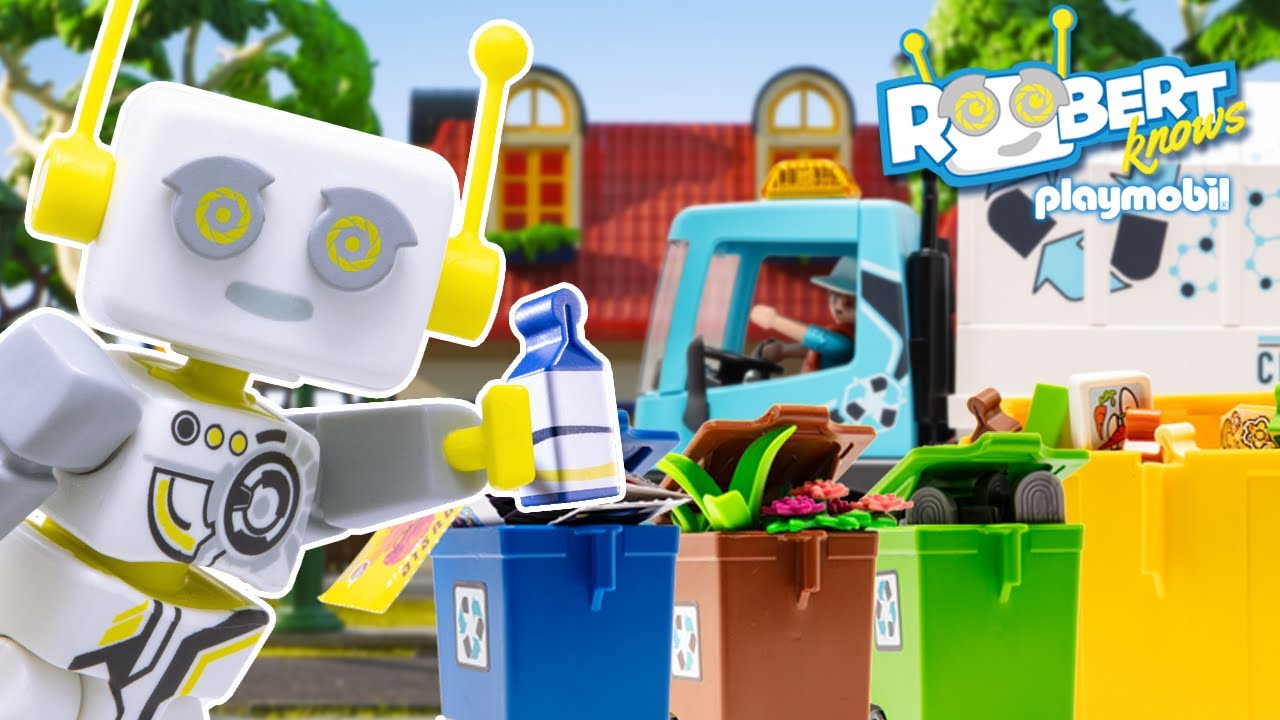 ¿Qué sucede con la basura? | ROBert lo sabe | PLAYMOBIL en Español