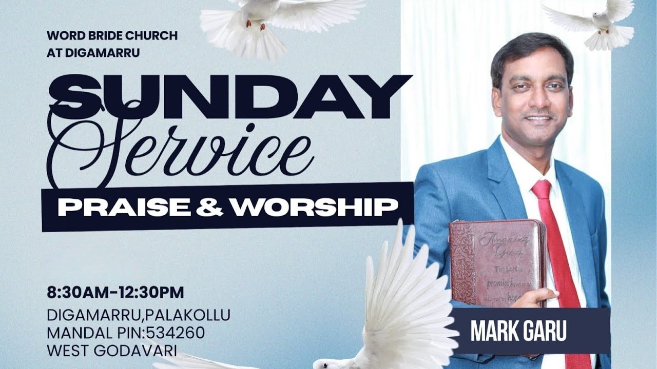 SUNDAY WORSHIP || 15-03-2026 || PASTOR: N.MARK GARU DIGAMARRU.