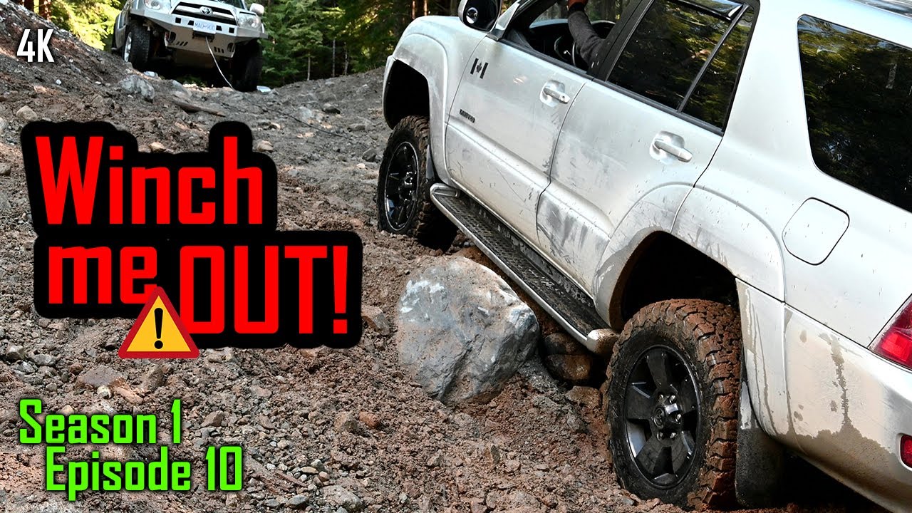 Winch me OUT! | offroad adventure near Vancouver (Salsbury Lake)|4th gen 4runners, Wrangler - S1/E10