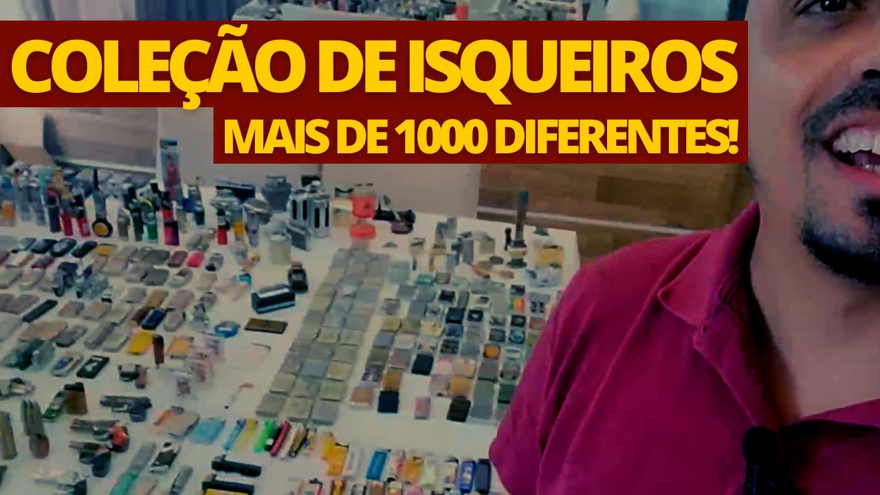COLE&Ccedil;&Atilde;O COM MAIS DE 1000 ISQUEIROS