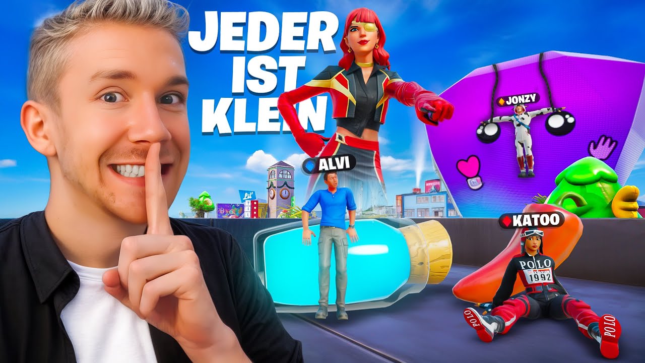HIDE & SEEK, ABER JEDER SPIELER IST WINZIG 😂 (extrem lustig)