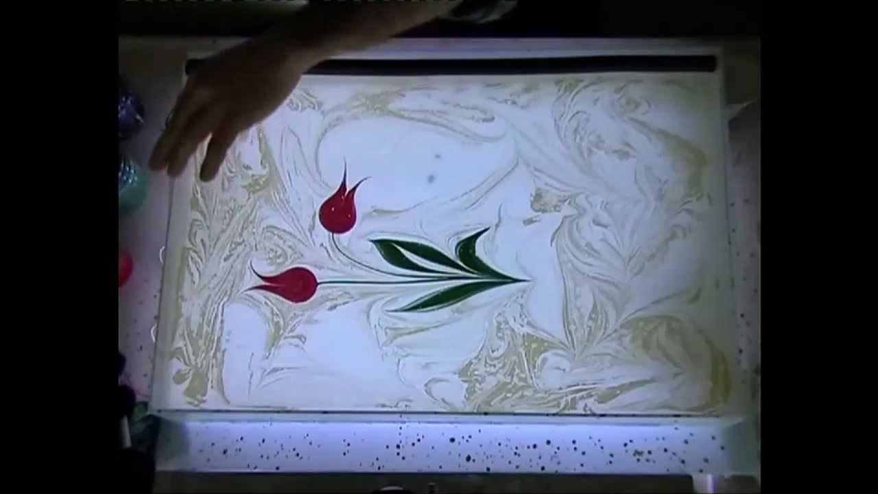 Ebru Yapımında Tekne ve Boya Ayarları - İbrahim Sami Özen