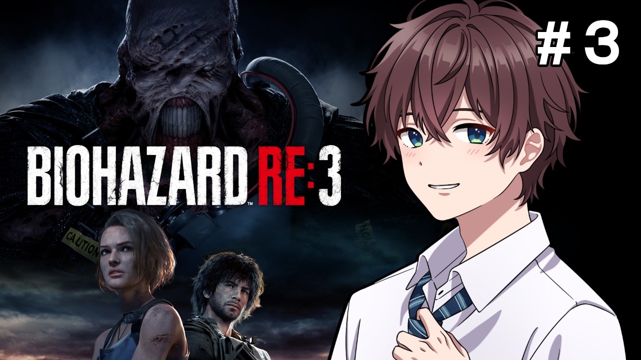 【BIOHAZARD RE:３】完全初見実況！地下鉄の電源は復旧したし、大男は撃退したし、後は地下鉄で脱出するだけ！＃３【東雲ちとせ／新人VTuber】