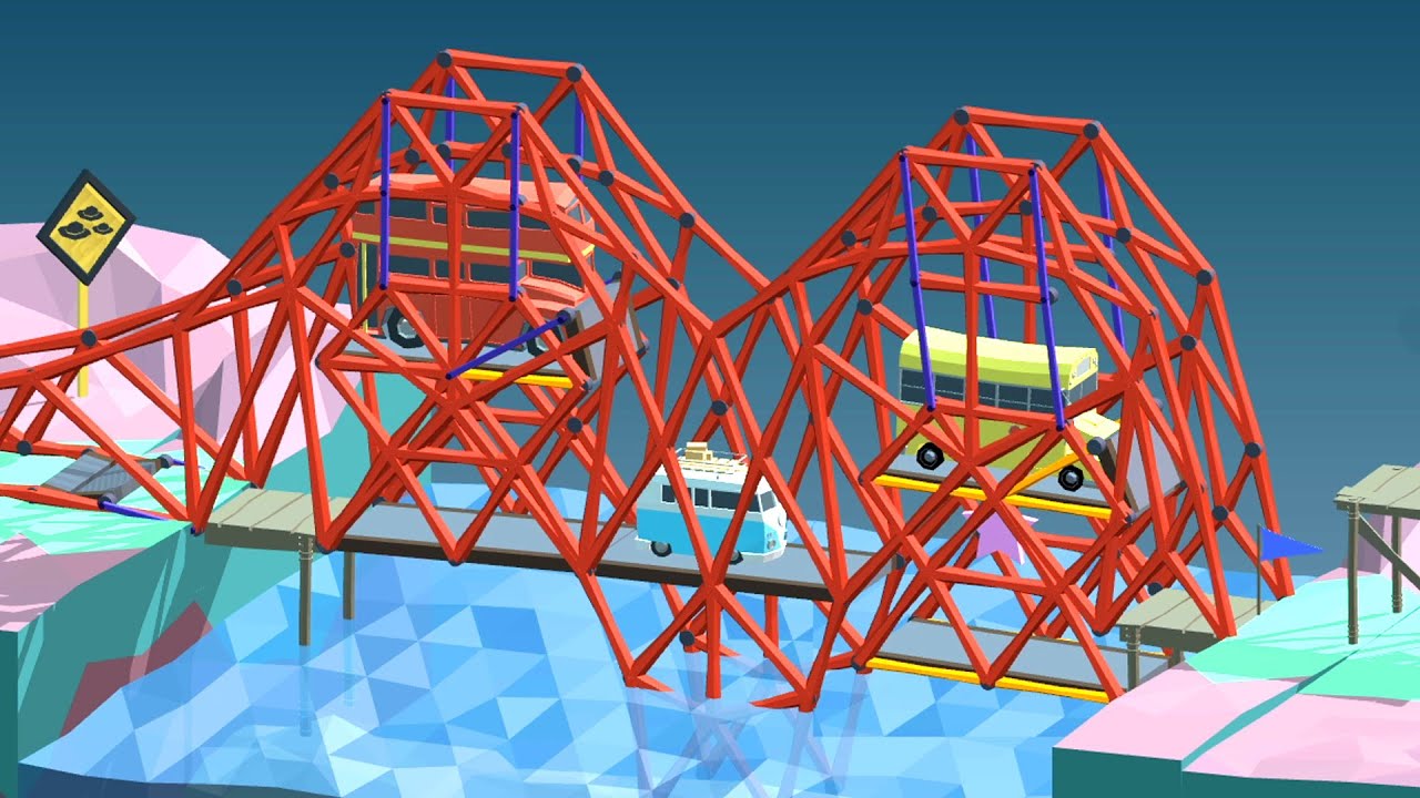 Building Bridges That Really Want To Be Elevators Instead of Real Bridges in Poly Bridge...