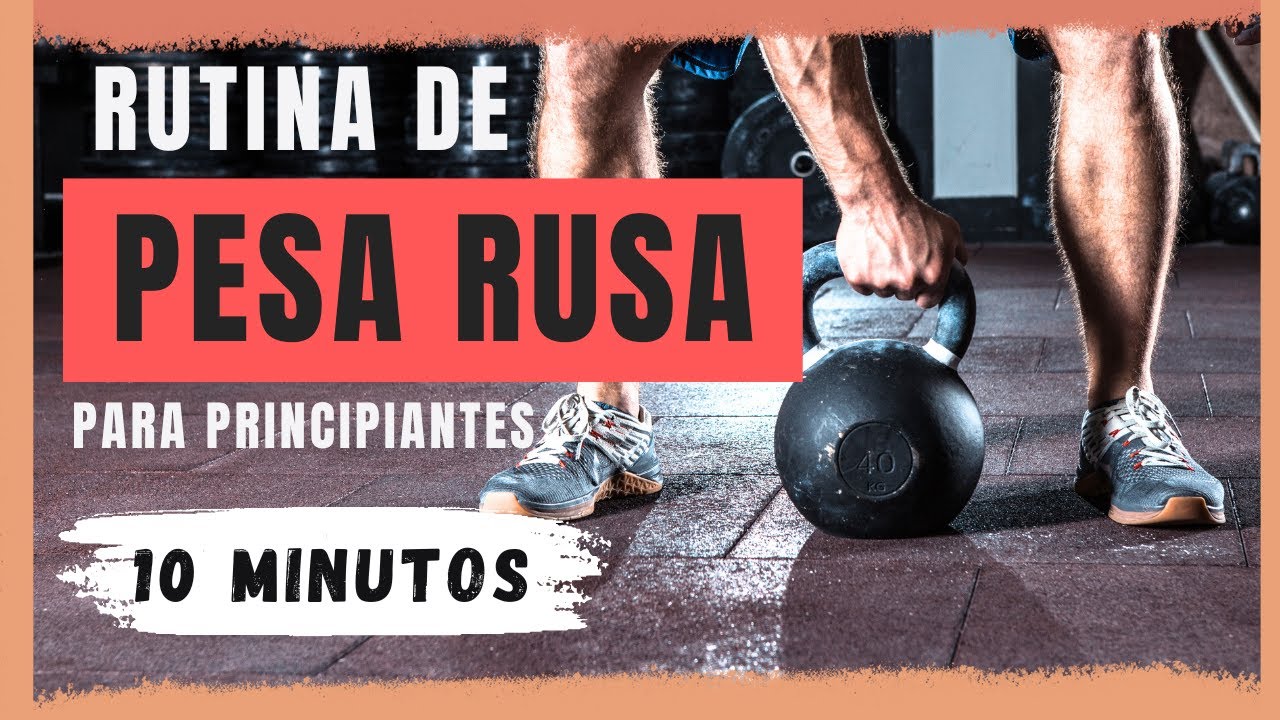 PESA RUSA para PRINCIPIANTES🚀Rutina FULLBODY 👉🏻Entrenamiento en CASA con KETTLEBELL| PESA RUSA