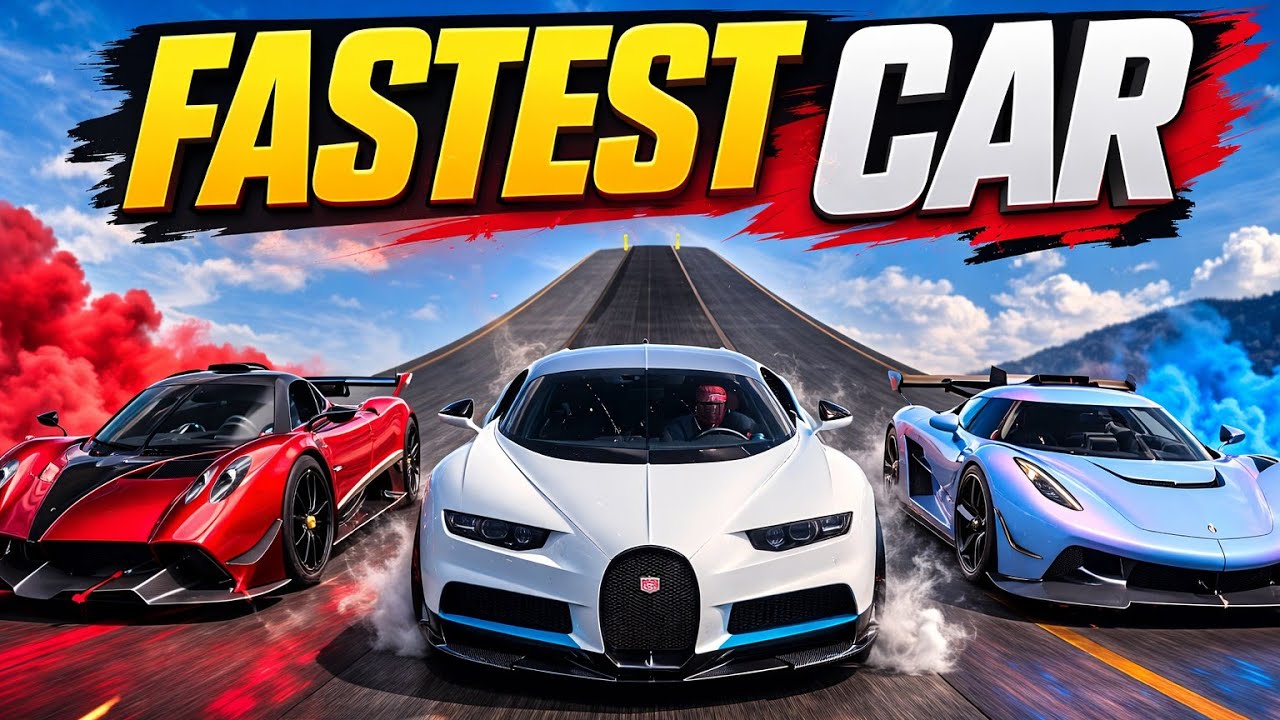 Forza Horizon 5 | Jesko vs Bugatti vs Pagani | Fastest Hypercar Ramp Test 
