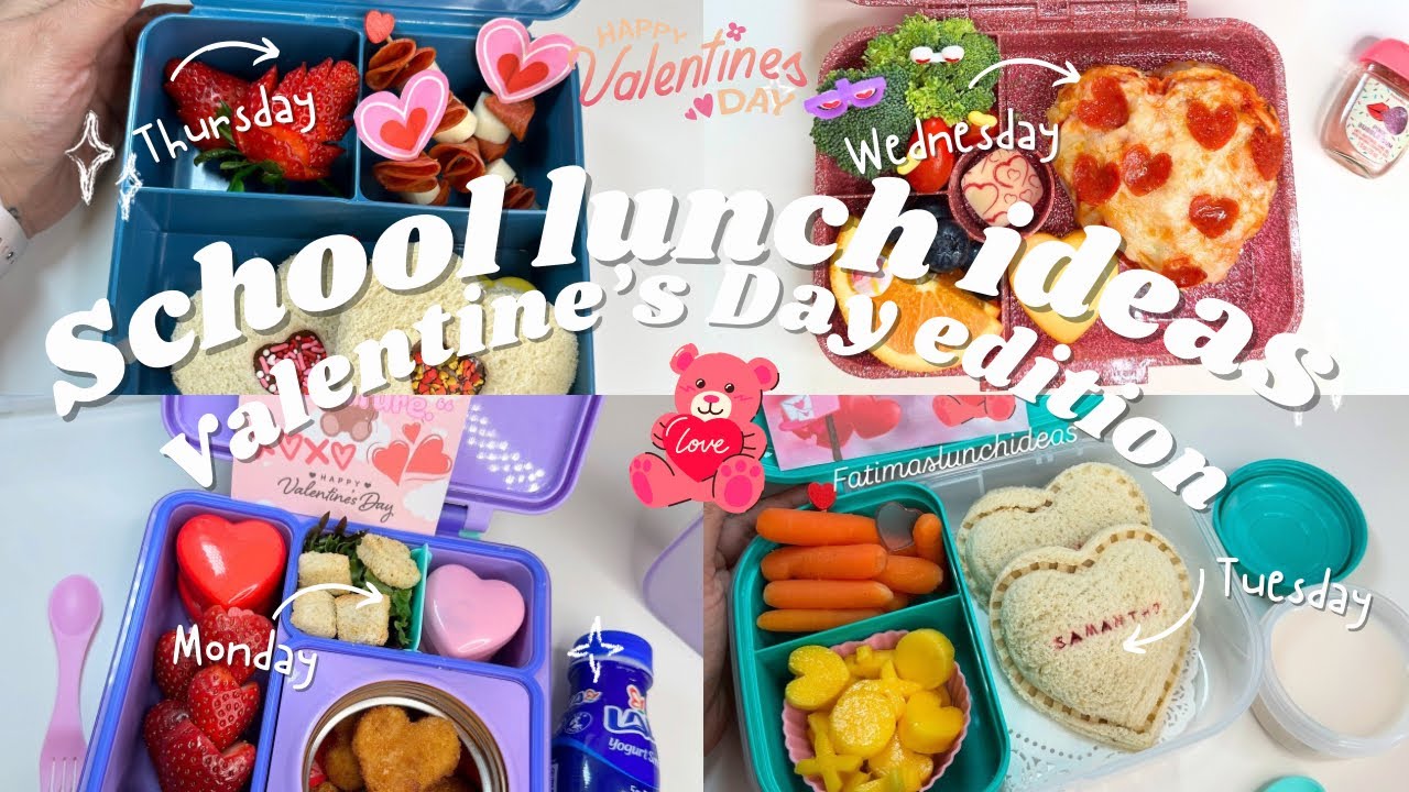 5 ideas de loncheras divertidas de san Valentín para que empaques a los peques - COMPILACIONES