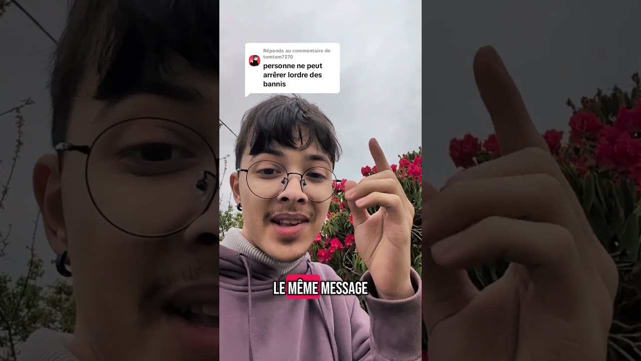 C'est ça votre problème l'ordre des bannis