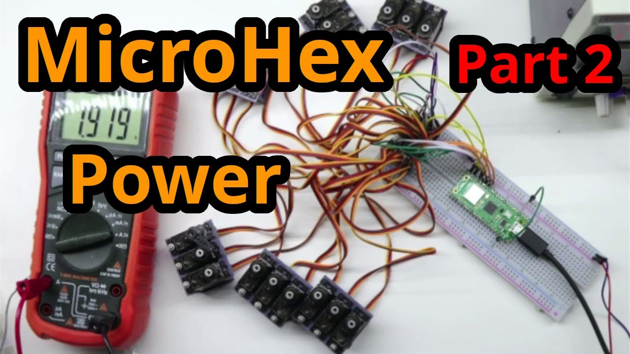 MicroHex Part 2 | Micro Hexapod Powering Multiple Servos