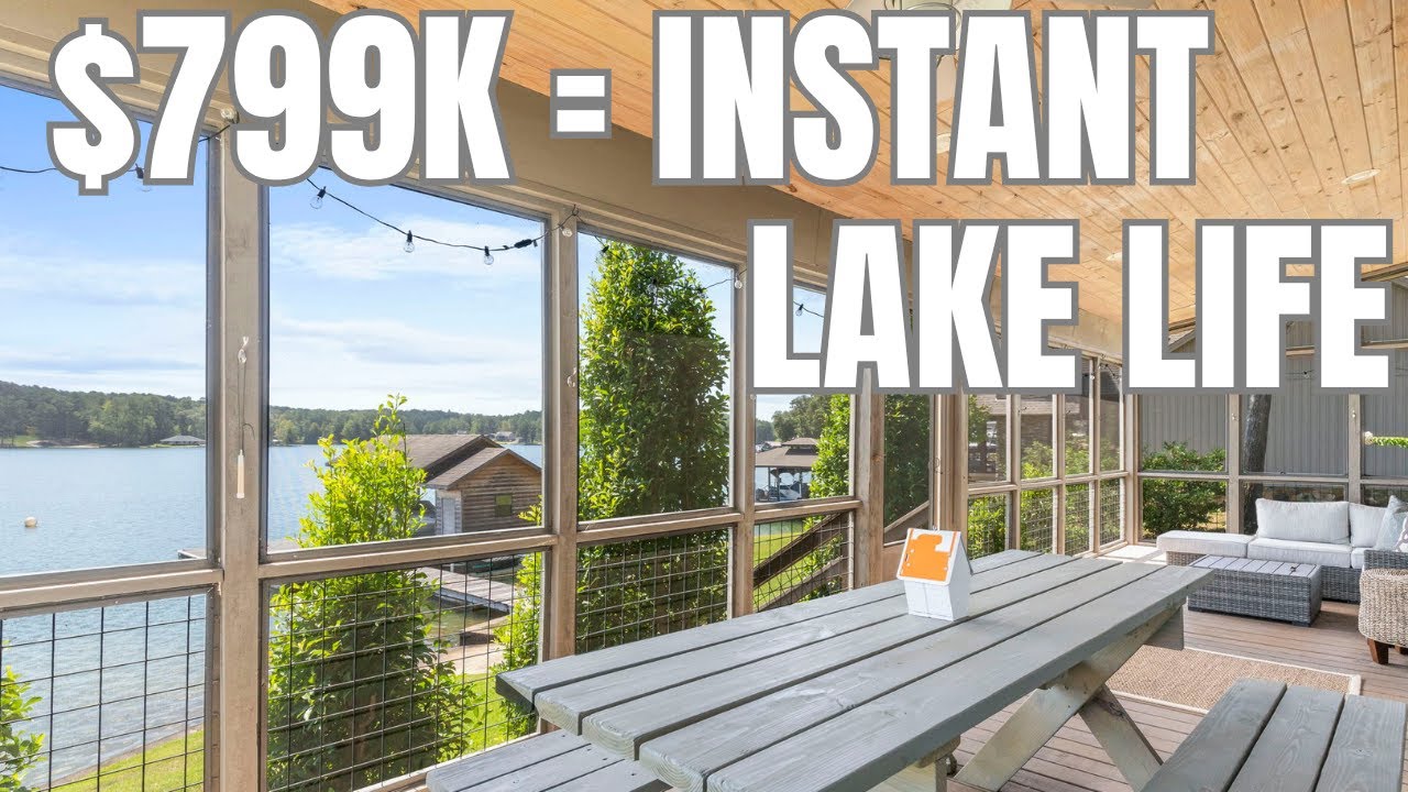 $799K Lake Martin Furnished Waterfront Home | Lake Martin Voice Realty |  Alabama Real Estate
