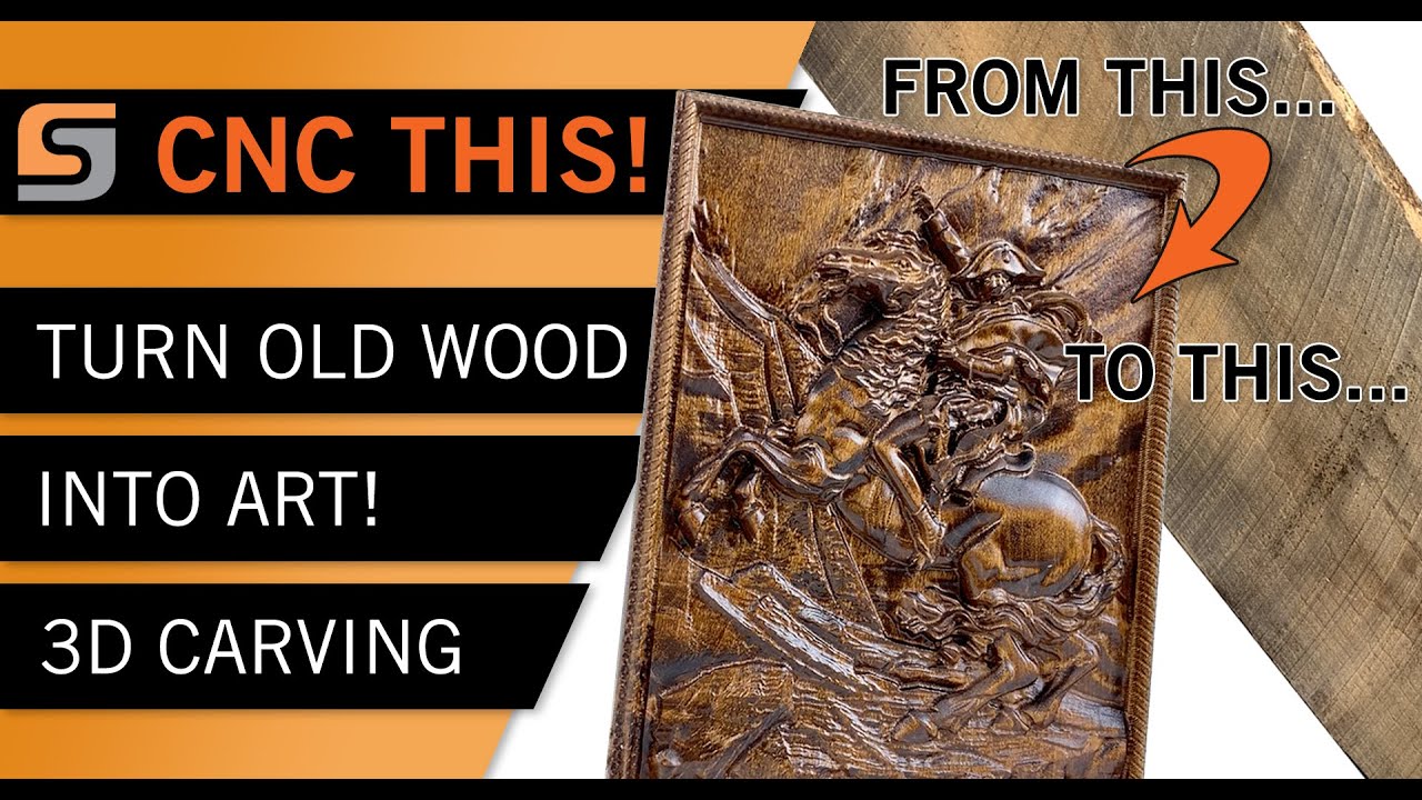 CNC This! Turn Old Weathered Wood Into Decorative 3D Carved Art
