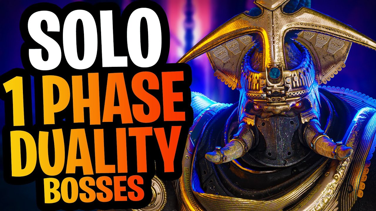 Solo 1 Phase Duality Dungeon Bosses (Titan) (Season Of The Seraph) - Destiny 2
