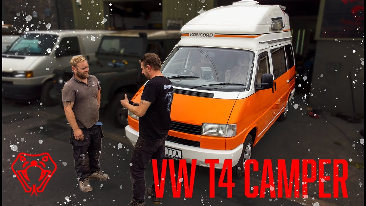 VW Camper Van Conversion with a Custom Paint Job Venom Welding And Custom Shop