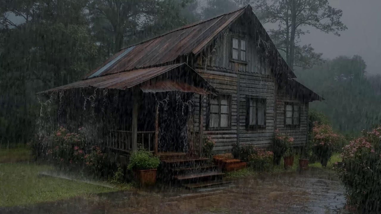 Calm rainfall ambience for overthinking minds needing peace and relaxation at night