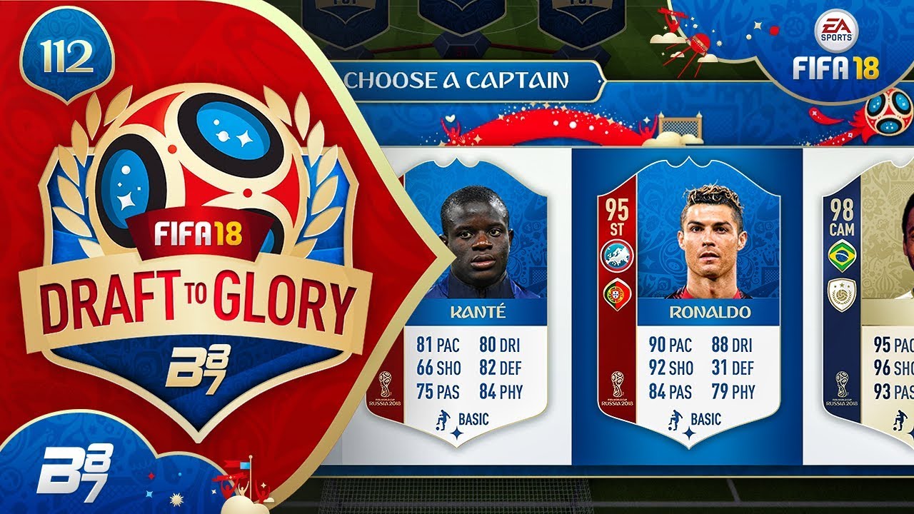 RONALDO AND PELE! | FIFA 18 WORLD CUP DRAFT TO GLORY #112