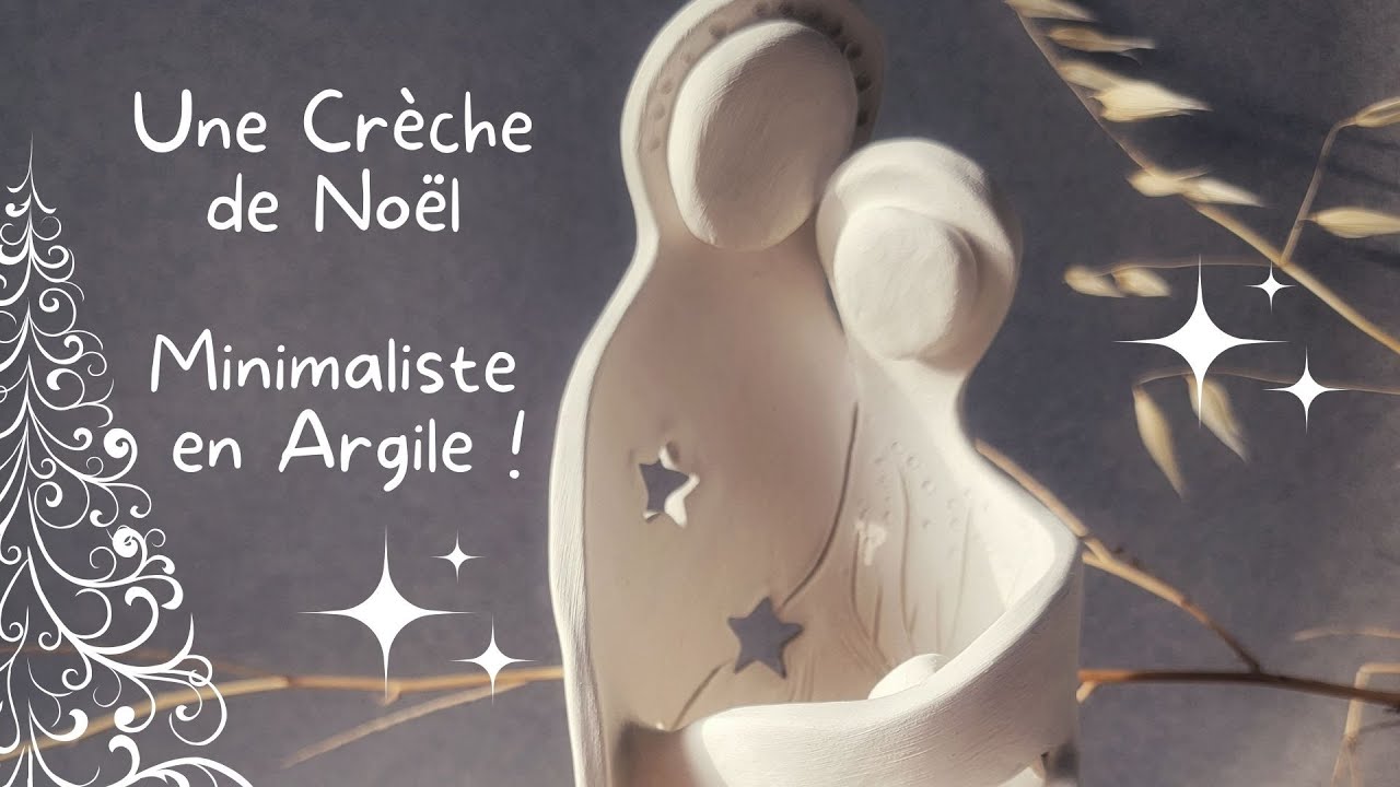 ✨Une crèche de noël en argile !✨
