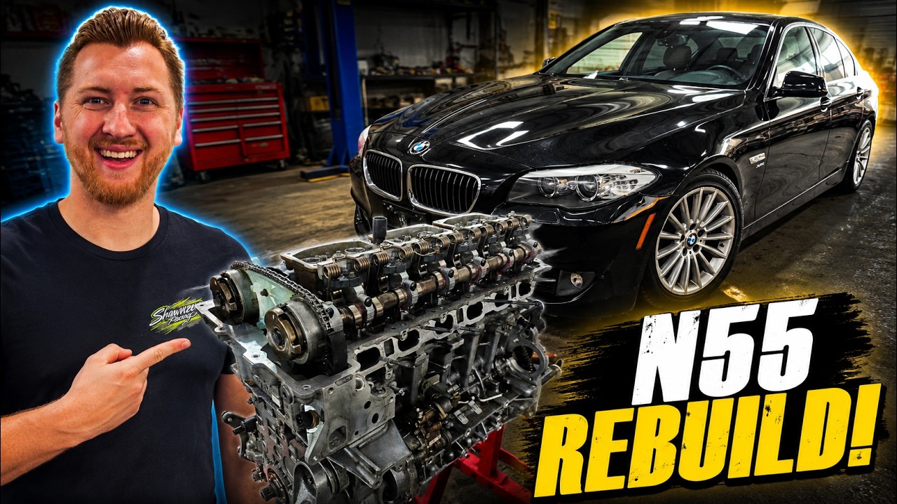 Я восстановил свой РАЗРУШЕННЫЙ двигатель N55 для моего BMW F10 за 1000 долларов!