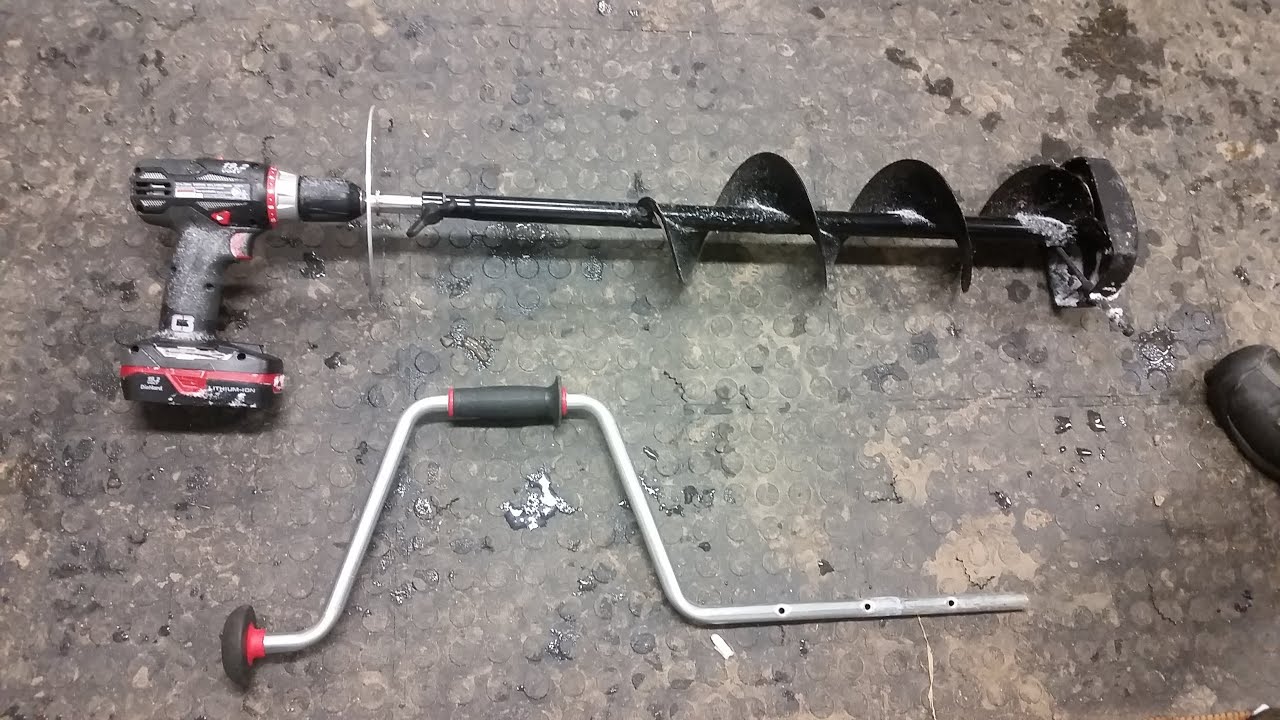 Ice Auger Cordless Drill Adapter Review
