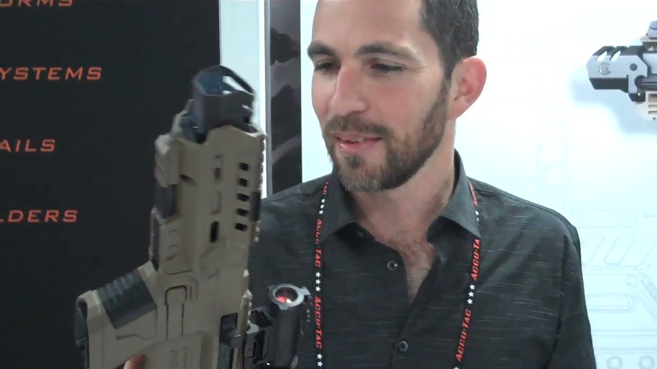 SHOT SHOW 2023, День 4. Переделка пистолета Glock в тактическое оружие Recover Tactical PDW.