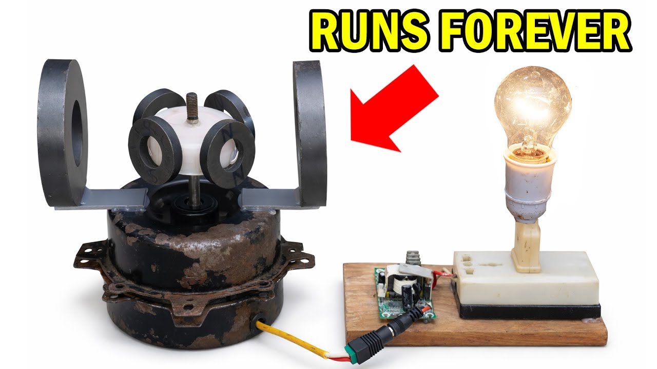 How I Turned Permanent Magnets and a Fan Motor Into Endless Power