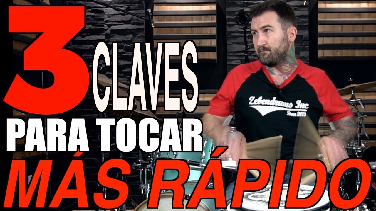 3 CLAVES para tocar MÁS RÁPIDO - Ejercicios para tocar rápido