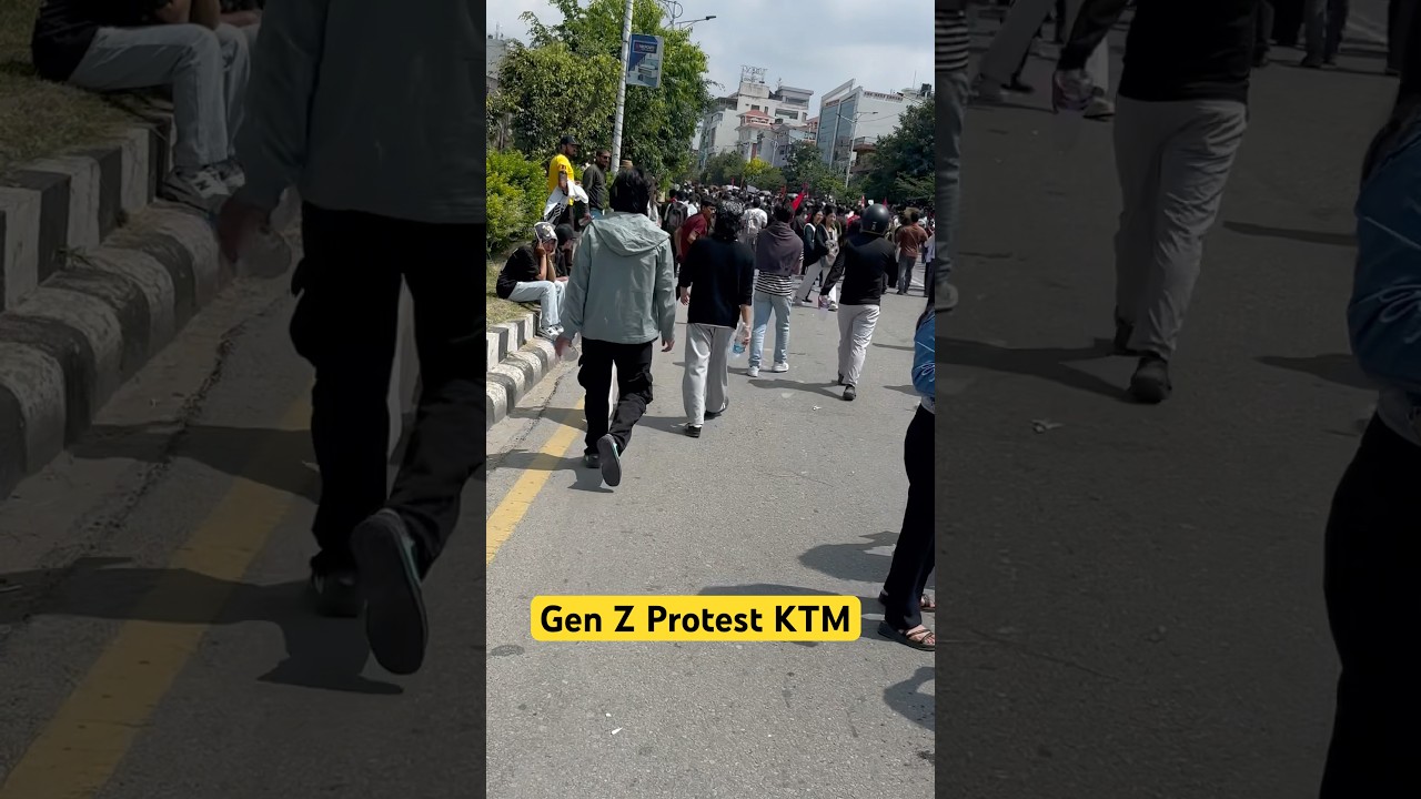 Gen Z Protest KTM #GenZ #protest #ktm #ktmnepal