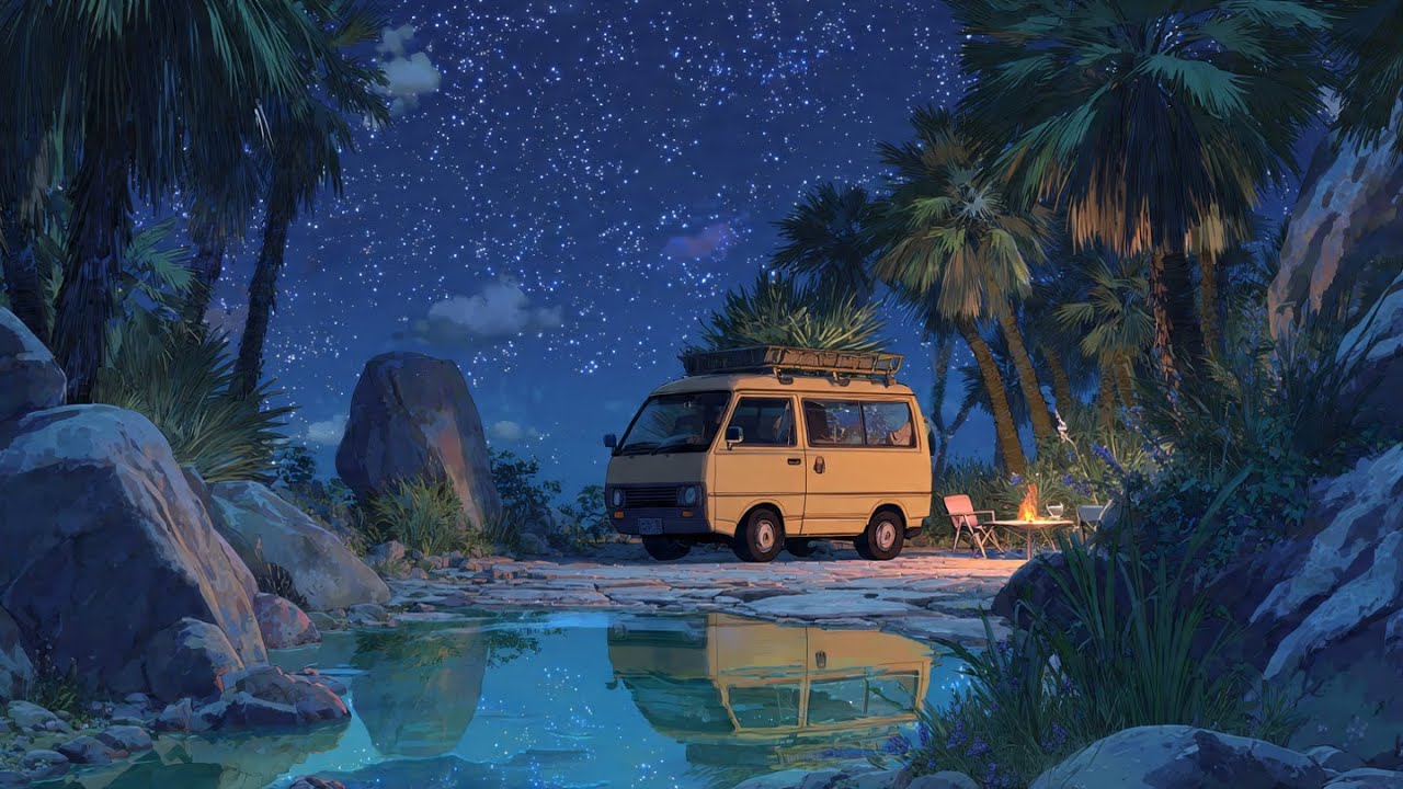 🌊 Beach Sunset Lo-fi | Peaceful Ocean Chill Mix