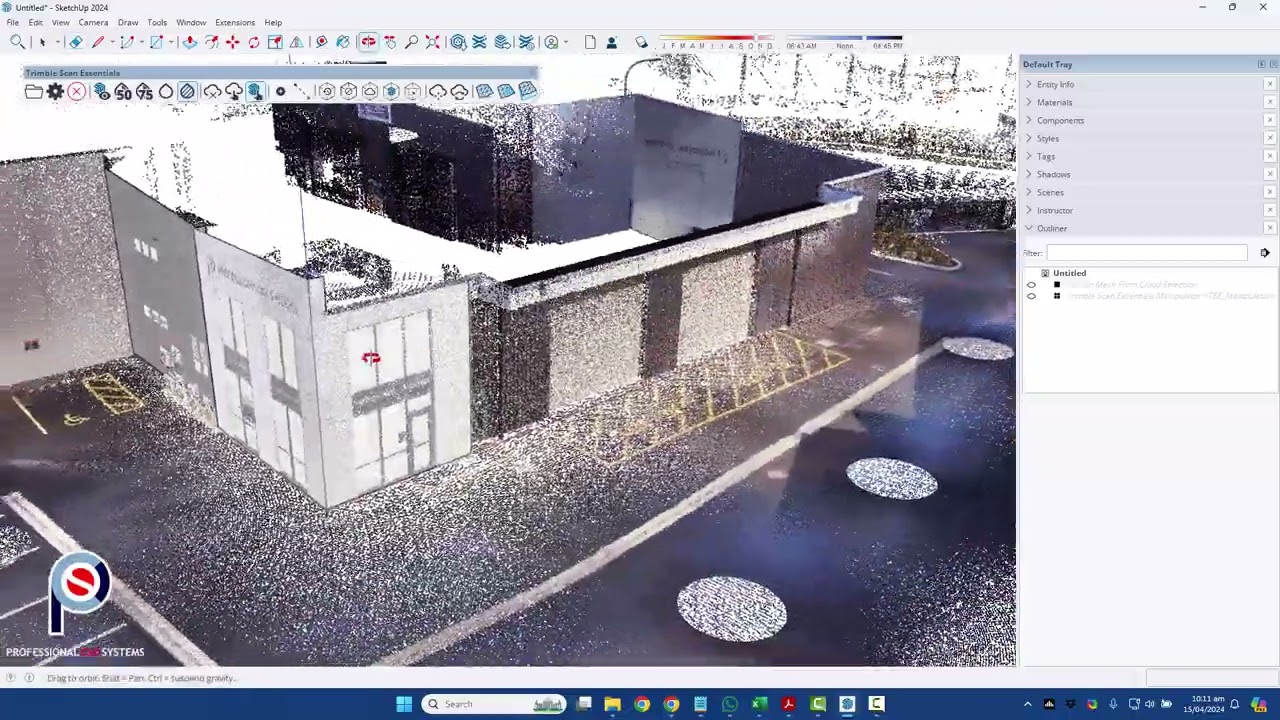 How to use 3D Scan Data with SketchUp Scan Essentials