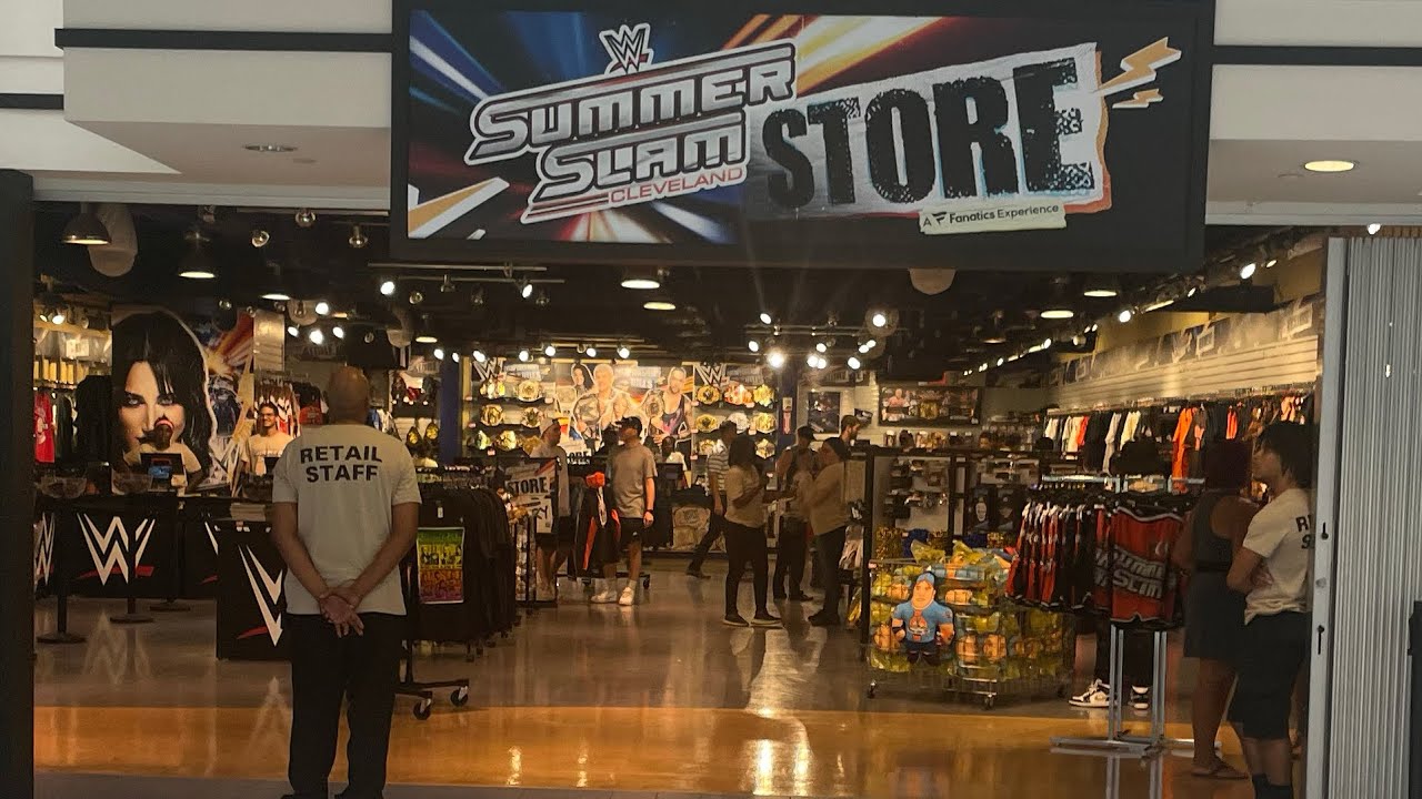 WWE Summerslam 2024 Superstore Full Tour & Walkthrough!