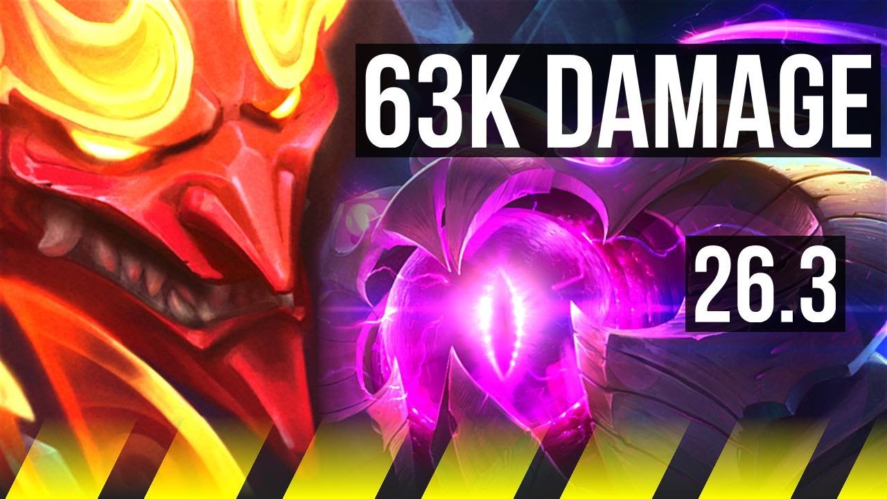 JHIN & Bard vs VEL'KOZ & Lissandra (ADC) | 63K damage | KR Diamond | 26.3