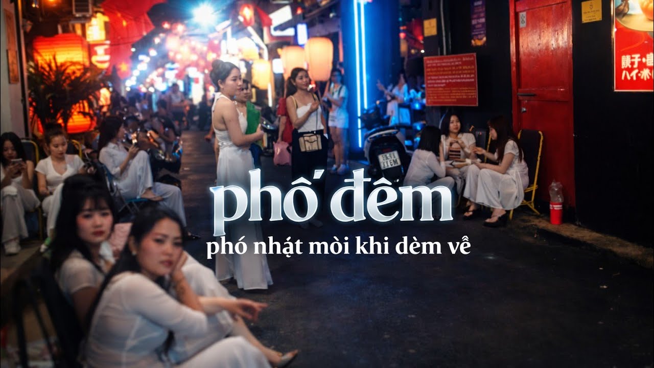 phố đêm nhật bản gái xinh quán nhậu cà phê các món ăn hàn quốc nhật bản trong khu phố này