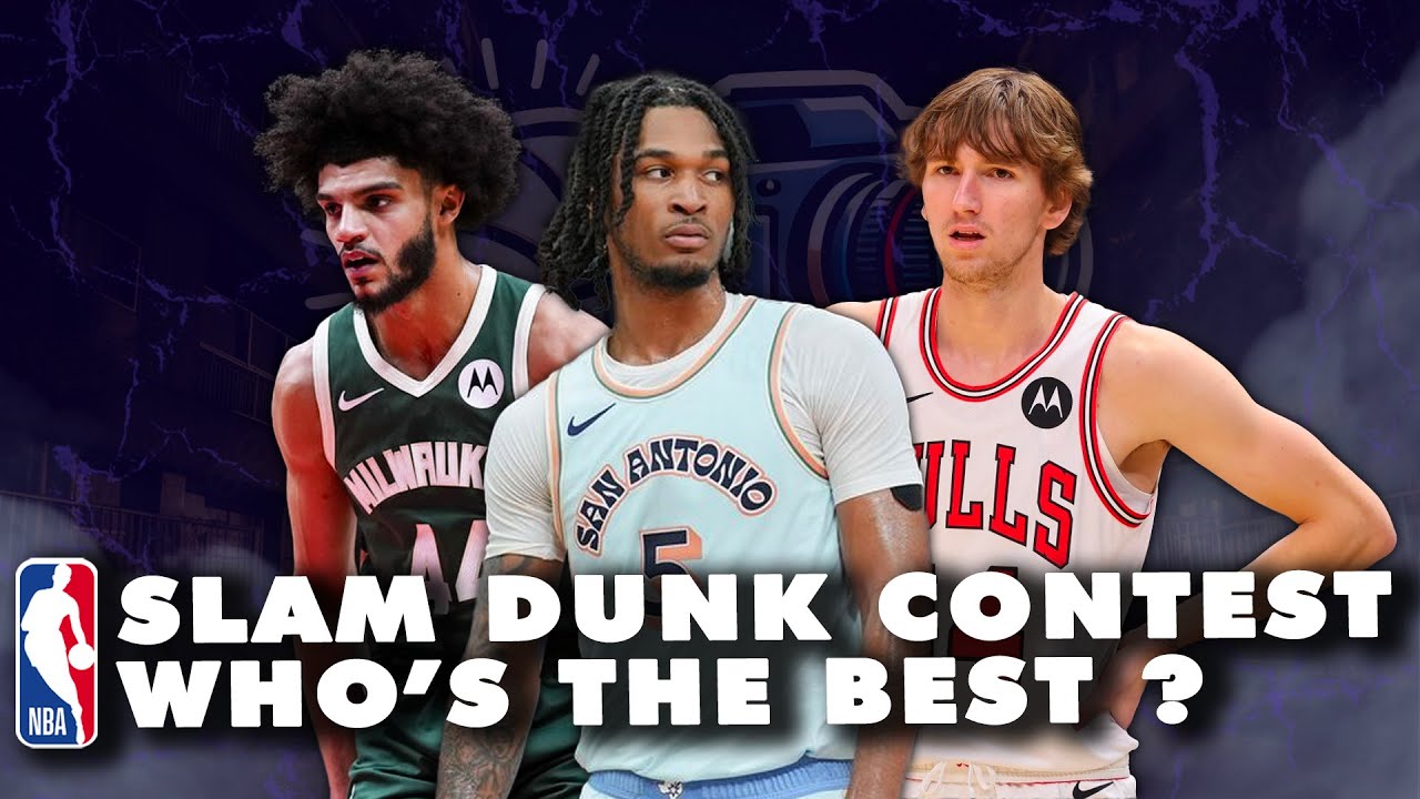 🔥All the dunks from the participants in the 2025 NBA Slam Dunk Contest (Buzelis, Castle, Jackson Jr)