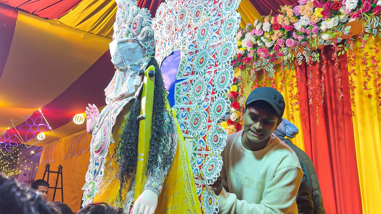 Finally Mata Rani aa gyi || Sarswati puja || @Samyvlogs01