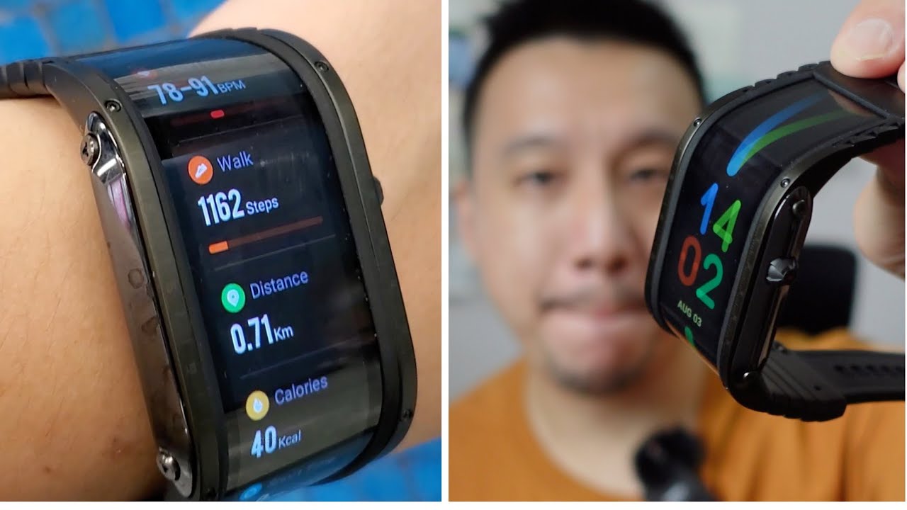 Nubia Watch Unboxing + First Look: Bending Screen Smartwatch!