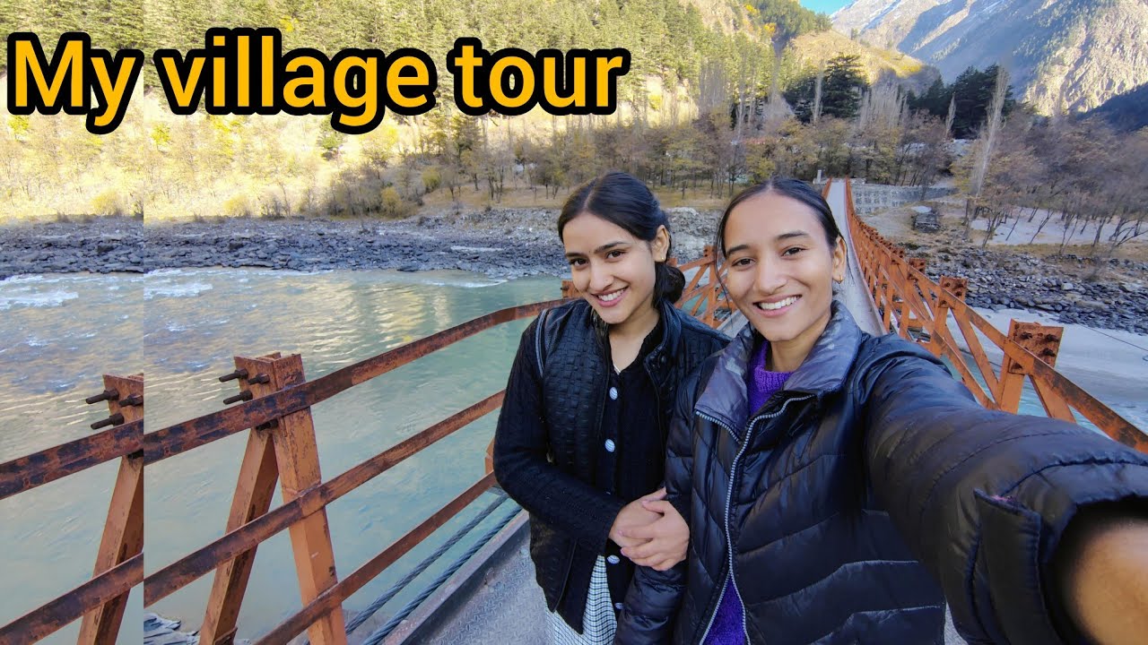 My village tour 🏔️#village #himachal #lahulspiti 
