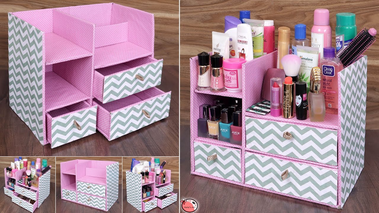 DIY Room Organizer !! Space Saving - Best Out Of Waste Idea