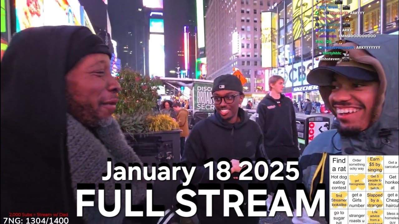 🗽 DAY 1 IN NYC 🗽ITS MAD BRICK OUTSIDE 🗽 WRD2BRO 🗽 - Yusuf7n | NYC Bingo With Chibu | 1/18/25