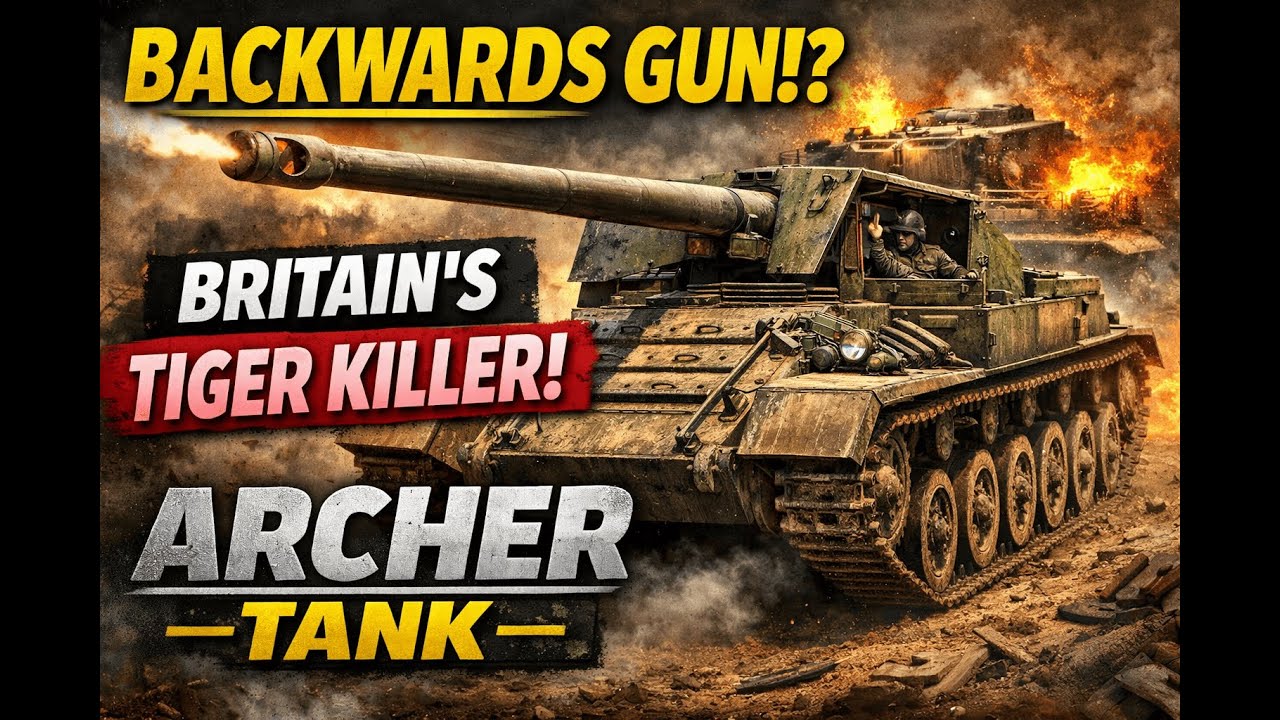 The Tank That Aimed Backwards: Britain’s Strangest Tiger Killer | Archer Tank Destroyer