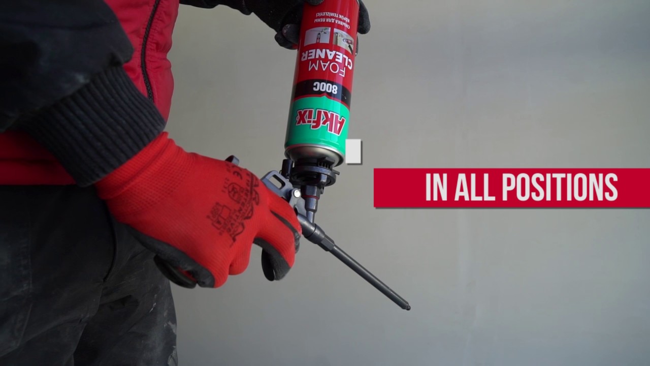How To clean Pro Foam Gun - Akfix 800C Foam Cleaner