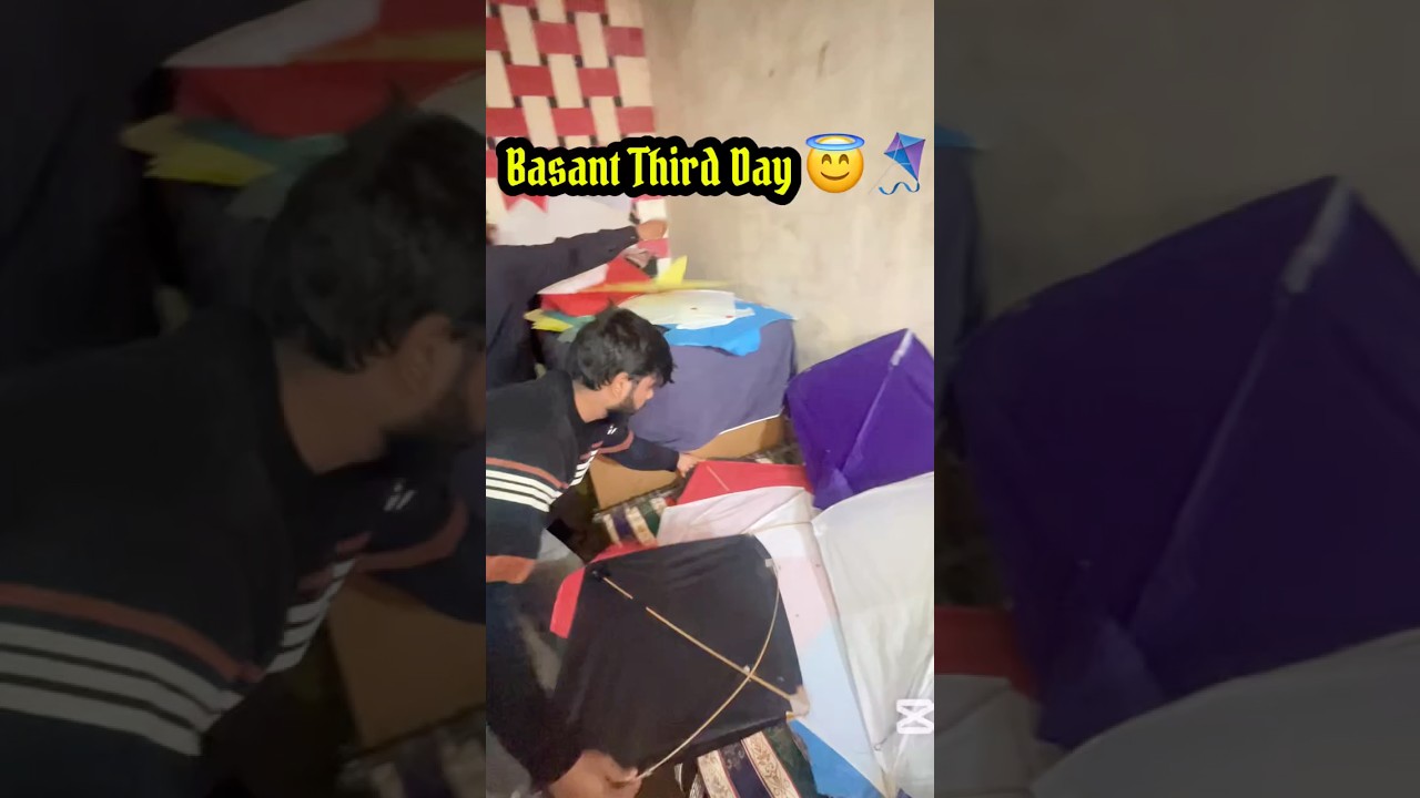 Basant Third Day 🪁🪁🪁🥳 #minivlog #rajatvlogs #foryou #Basantday #lastdaybasant #viralvideo #short