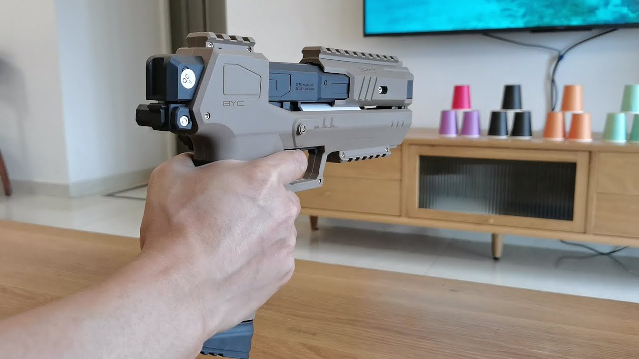 Lizzie Gecko 2.0 Nerf Blaster Review 2022 - Cyberpunk 2077 Soft Bullet Toy Gun