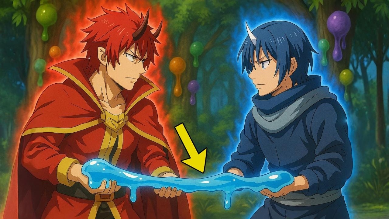 طفل بيموت وينتقل لعالم تاني انضم لنقابة المغامرين فصدم الكل بقوته وتحكمه في السلايم| ملخص انمي كامل