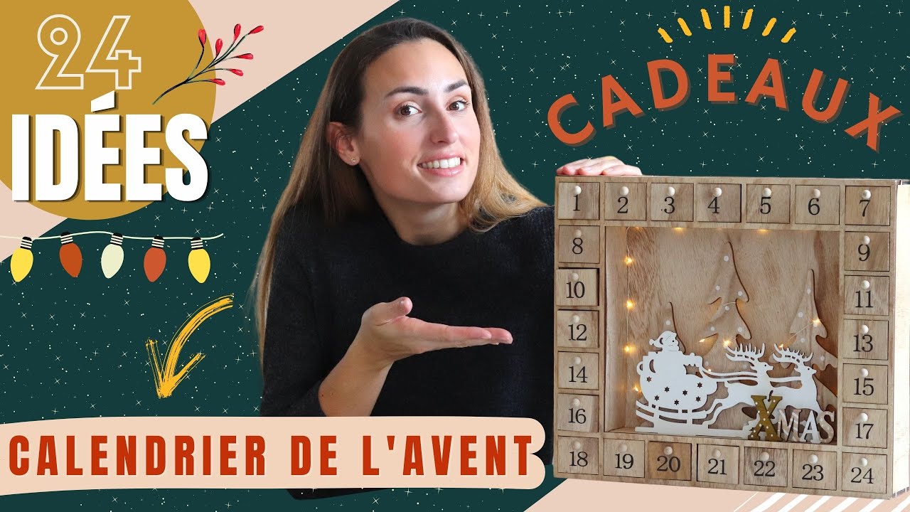 24 IDÉES CADEAUX À METTRE DANS UN CALENDRIER DE L'AVENT I DIY Miss Suzette