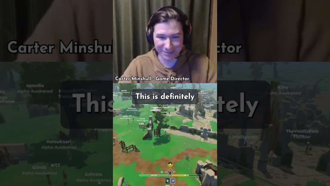 We were so happy to see various players gathered in Ruined Town! #bitcraft  #gaming #mmo #alpha