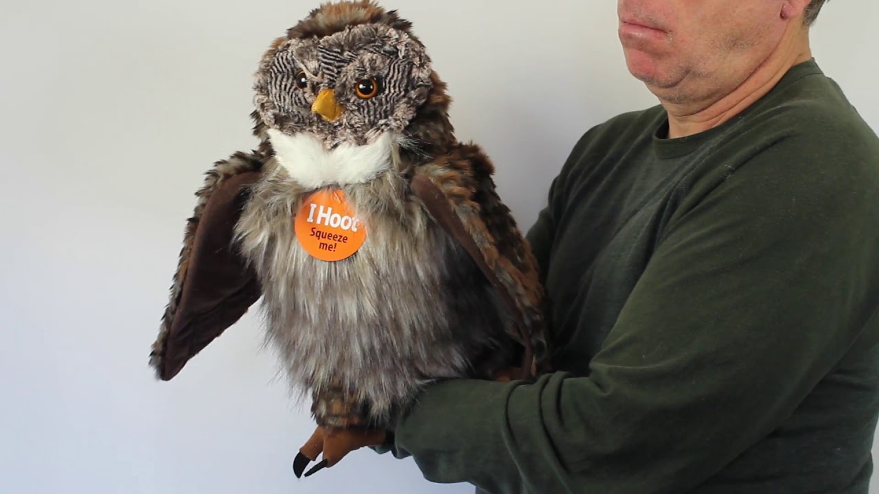 3135 Hooting Owl / Eule Handpuppe mit 