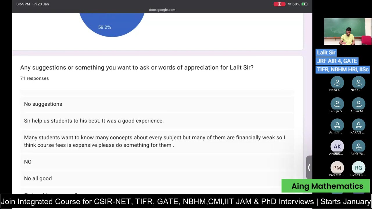 What Students Really Said About Lalit Sir 🧠❤️ | Honest & Anonymous  Feedback