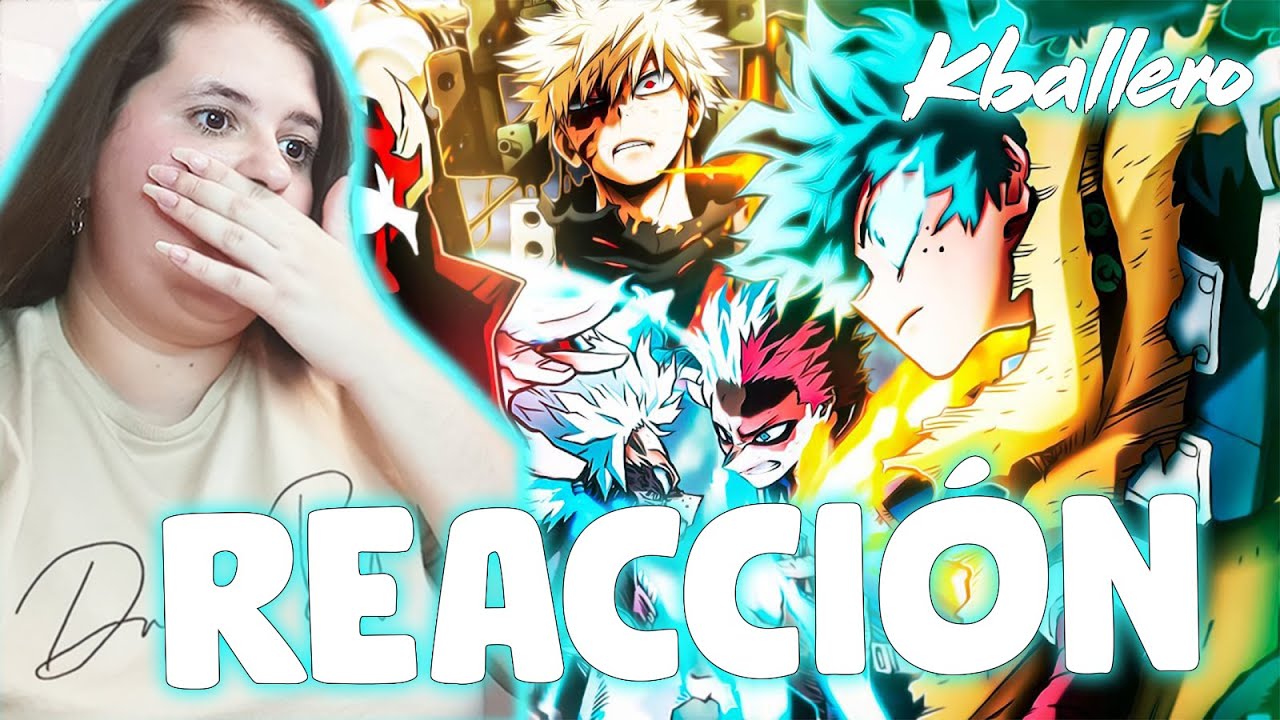 ARCO DE LA GUERRA FINAL RAP - “Héroes vs Villanos” (BNHA) || Kballero || REACCIÓN - Its Aileon