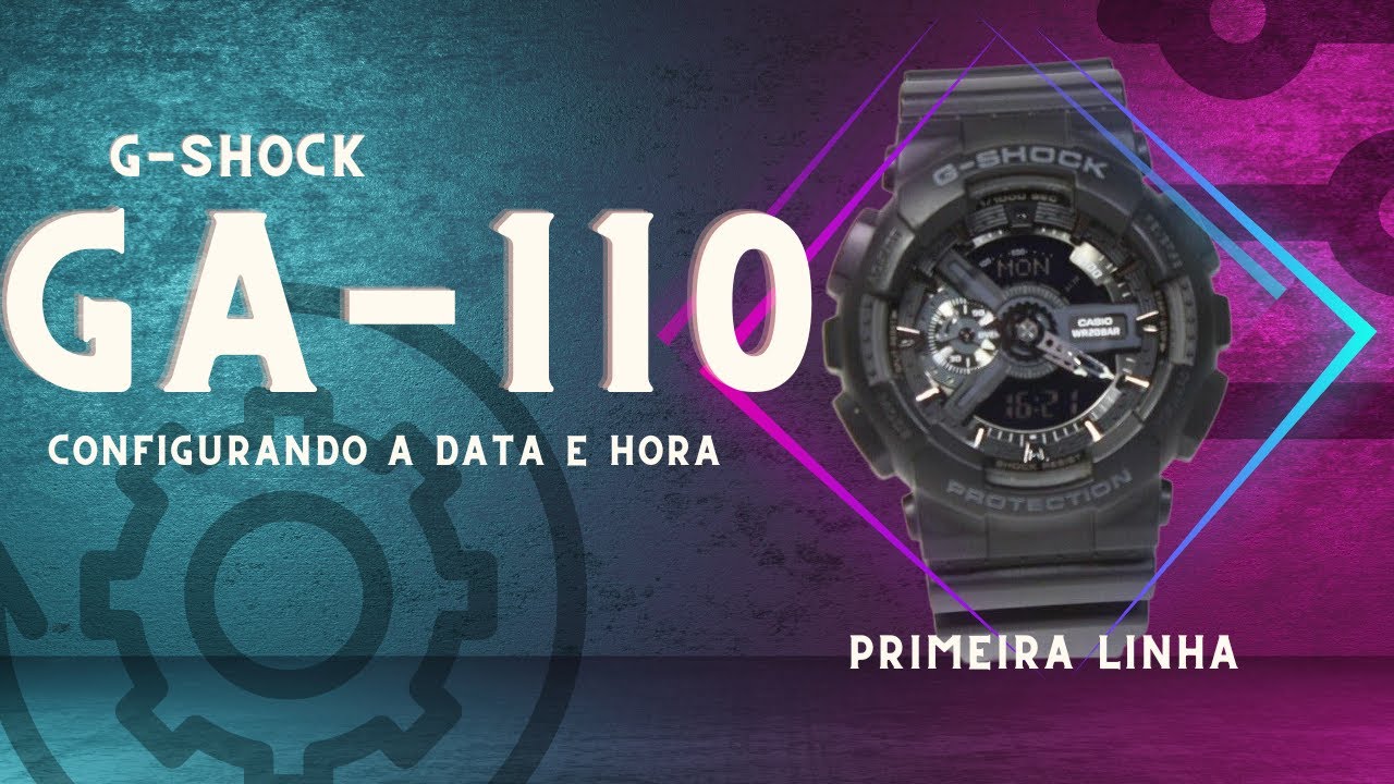 G-SHOCK GA-110 COMO AJUSTAR A HORA (REPLICA)